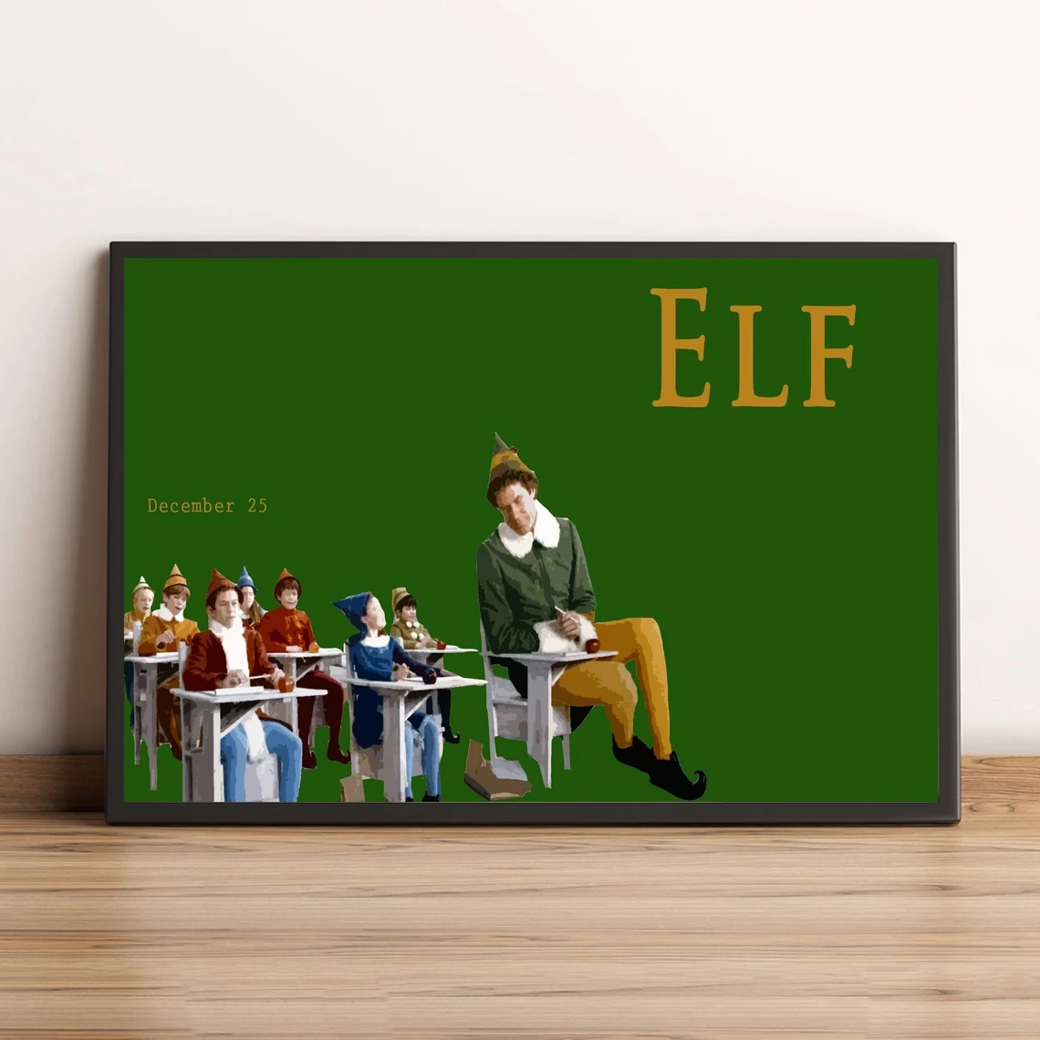 Elf Filmový Plagát Plátno Tlačiť Domáce Dekorácie Nástenné Maľby (Bez Rámu) . ' - ' . 0