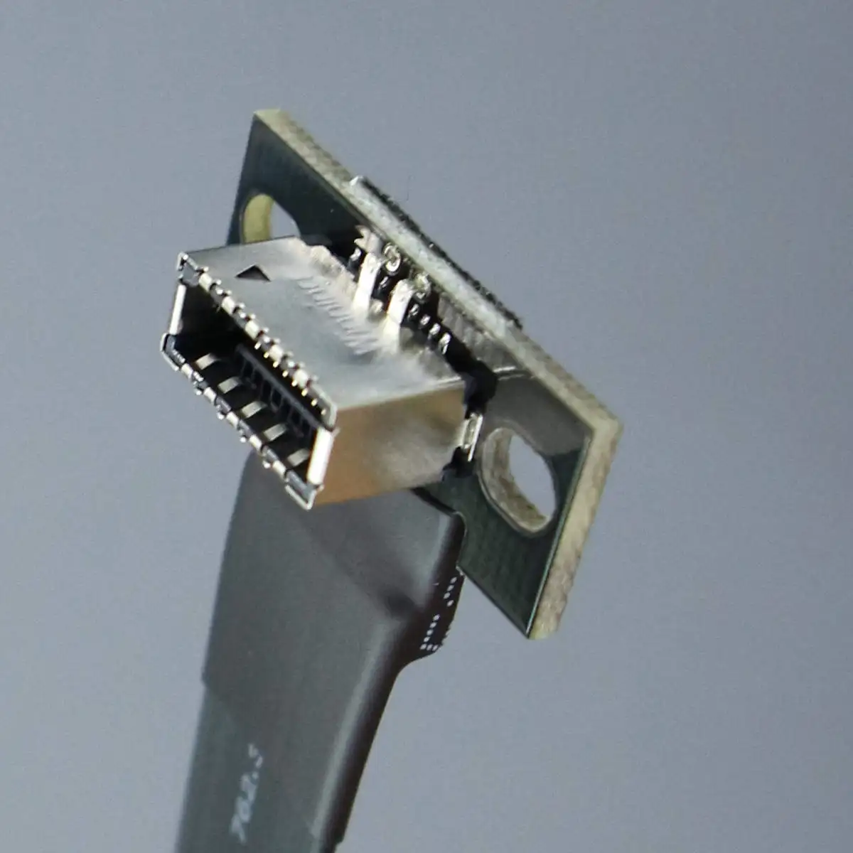 F9T-F6A USB 3.2 Vnútorný 20kolíkový USB Typ-E Mužského Typu-E Ženy Predný Panel Zásuvky Rozšírenie Ploché Stužkový Kábel s dierou . ' - ' . 2