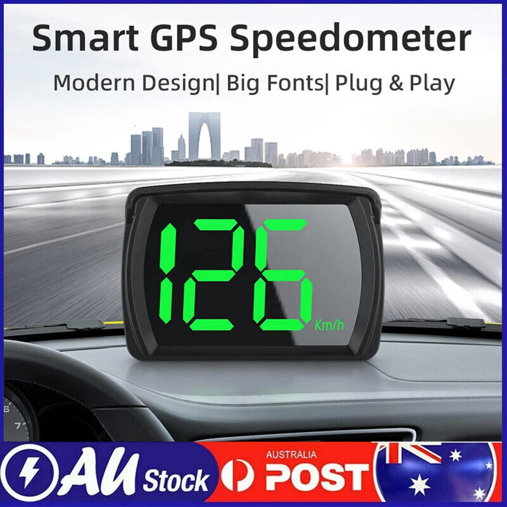 GPS HUD Digitálny Rýchlomer Plug and Play pre Všetky Autá, Veľké Písmo KMH MPH Auto Príslušenstvo Továreň na Priamy Predaj . ' - ' . 0