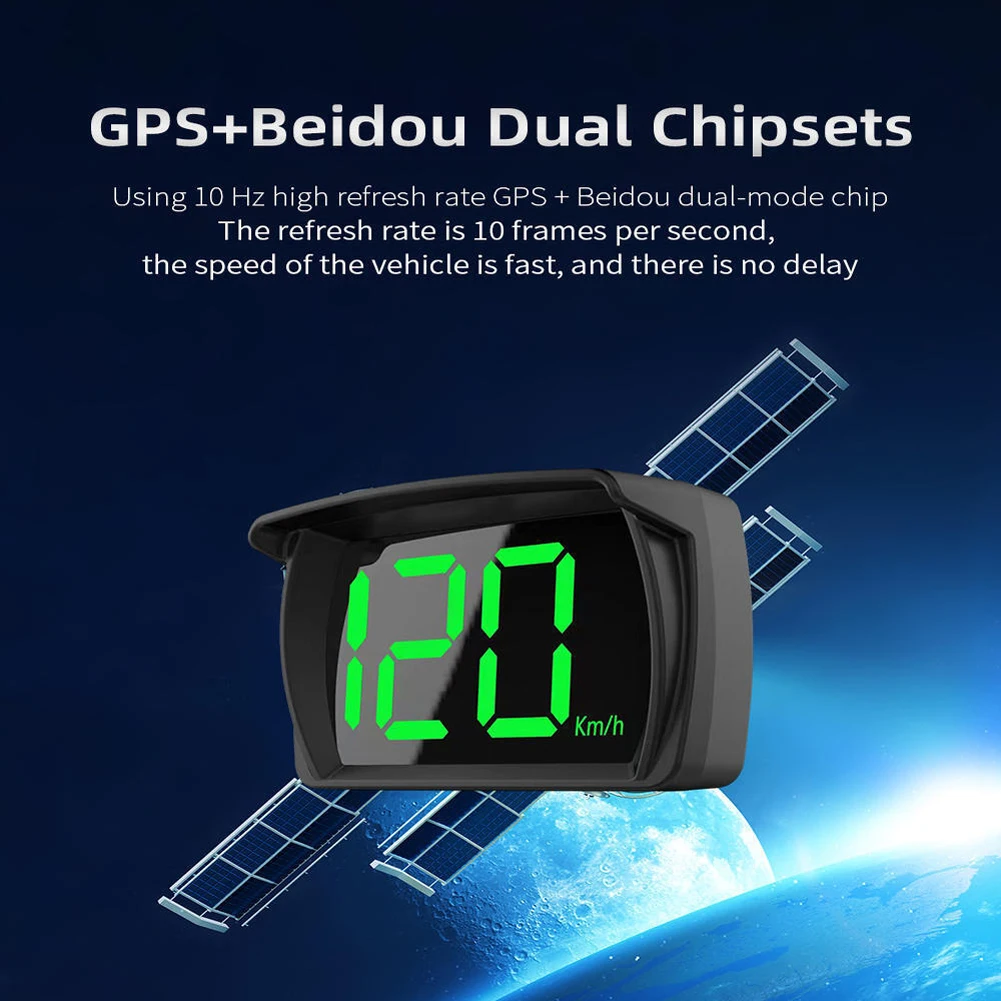 GPS HUD Digitálny Rýchlomer Plug and Play pre Všetky Autá, Veľké Písmo KMH MPH Auto Príslušenstvo Továreň na Priamy Predaj . ' - ' . 3