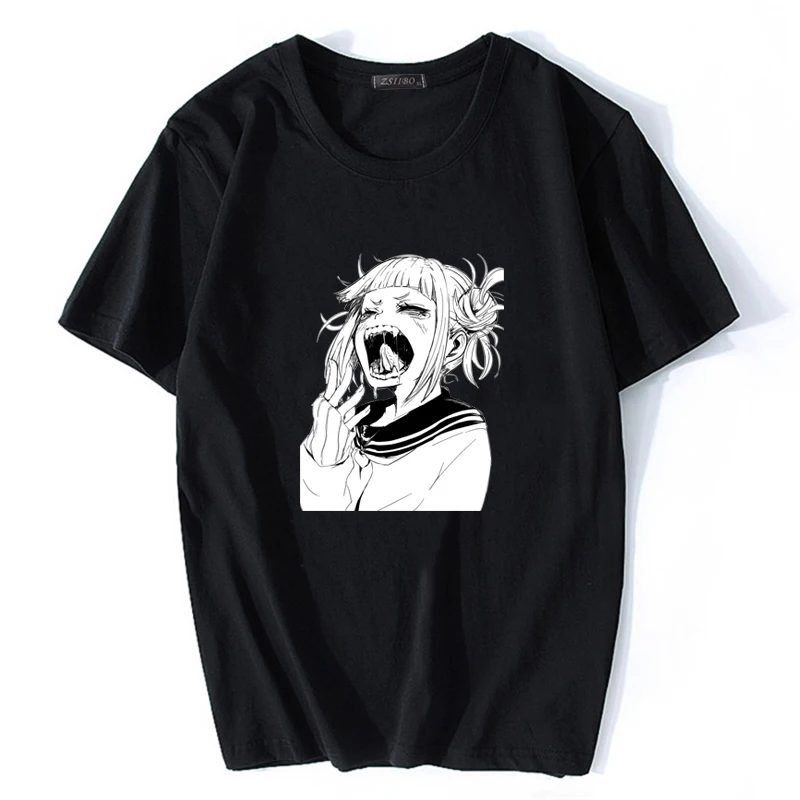 Harajuku Japonský no toga Himiko Print T Shirt Mužov Boku Č Hrdina Akademickej obce pánske t-shirt Streetwear, Môj Hrdina Akademickej obce Tshirts Hip Hop . ' - ' . 4