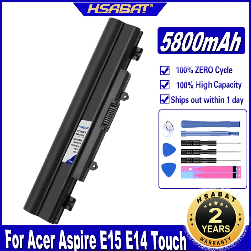 HSABAT Batéria pre Acer Aspire E5-572G E14 E5-551G E15 E5-421 Za EXTENSA 2510 E5-471G-39. E5-471G AL14A32 2509 EX2510G . ' - ' . 0