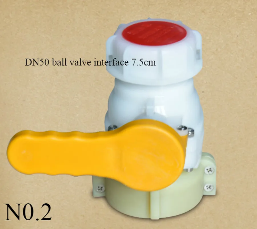 ibc nádrže guľový kohút plastové motýľ ventil nádrže, nádoby 1000 litrov motýľ ventil DN40 /DN50 ibc nádrže ventil príslušenstvo . ' - ' . 1