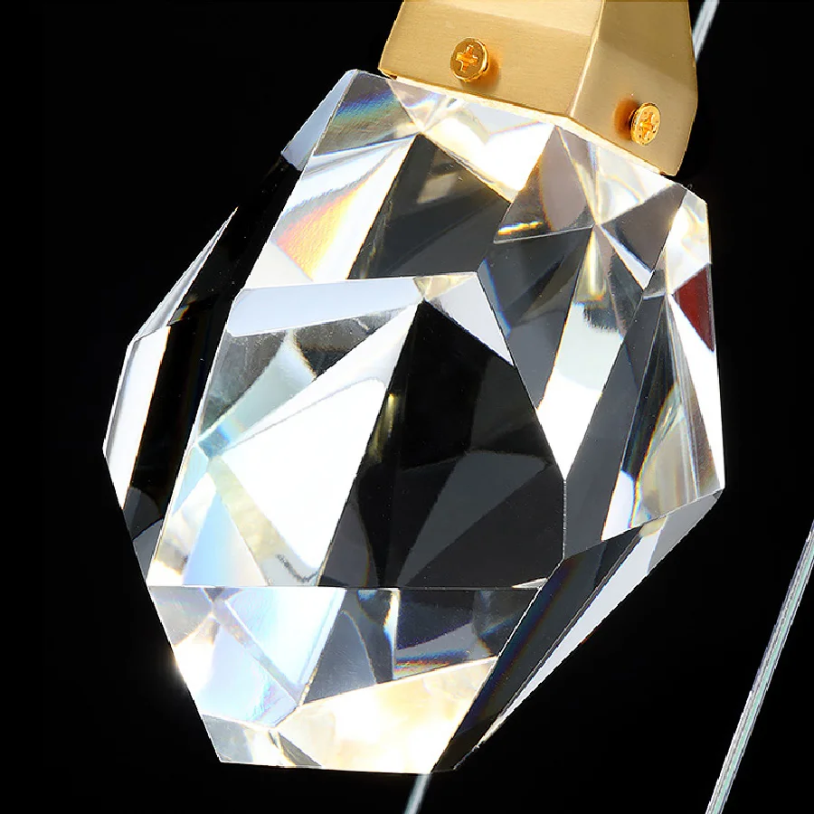 IWP Postmoderných Medi Prívesok Svetlo Crystal Visiace Lampy Kombinácia LED Dekor Luster Pre Jedáleň, Obývacia Izba, Spálňa, Kuchyňa . ' - ' . 5