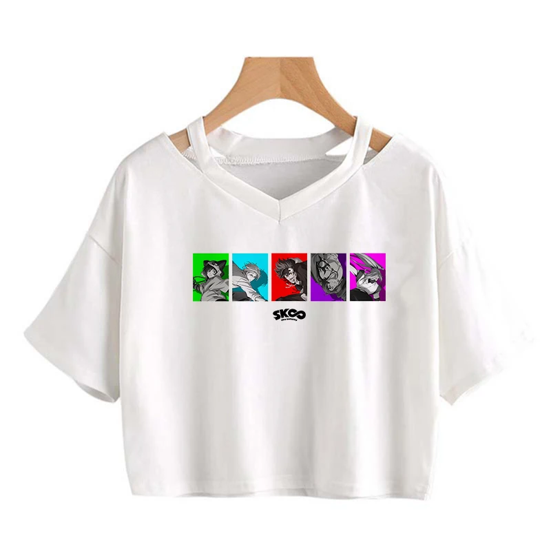 Japonské Anime SK8 Infinity T Shirt Ženy Lete Y2k Plodín Topy Skateboard Manga Grafické Tričko Kawaii Ullzang T-shirt Žena . ' - ' . 2