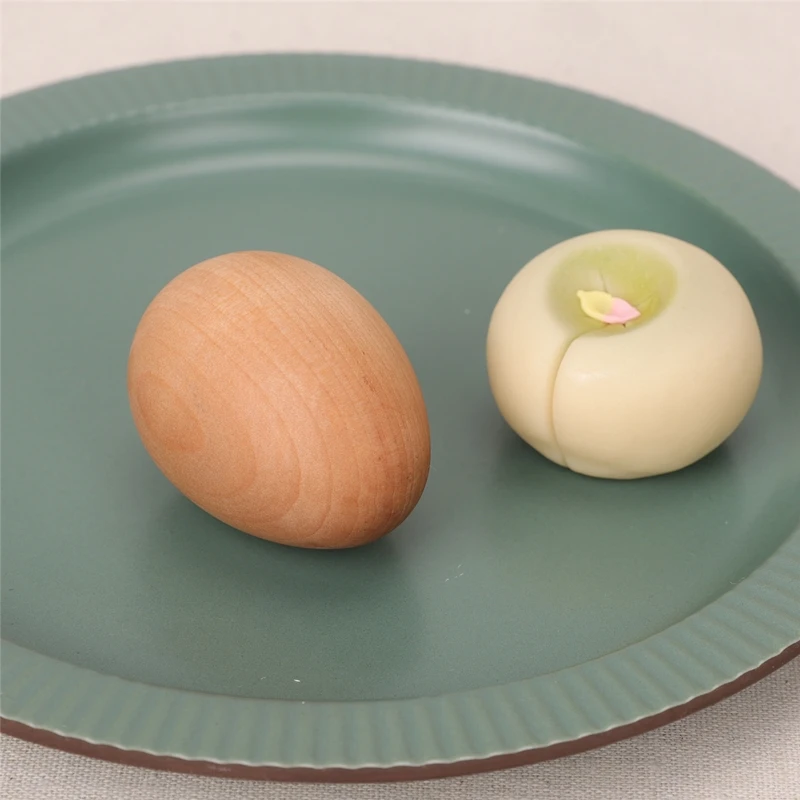 Japonský vajcovité nástroje pre wagashi a drevené vajíčka na sladkosti vajcovité formy . ' - ' . 2