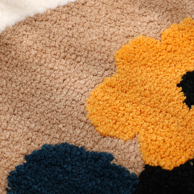 Jednoduché nový kvet rohože pastoračnej Japonský štýl dverí mat kúpeľňa absorpčné mat spálni koberec mat . ' - ' . 1