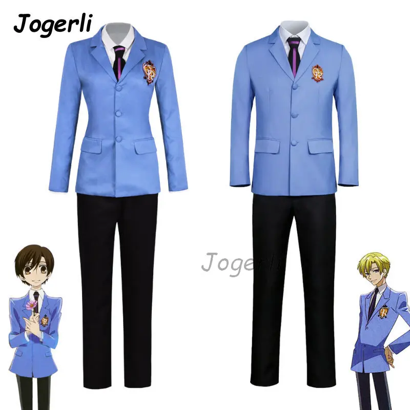 Jogerli Ouran High School Host Club Cosplay Kostýmy DK Jednotné Anime Charakter Oblečenie Nový Príchod Fujioka Haruhi Handričkou . ' - ' . 0