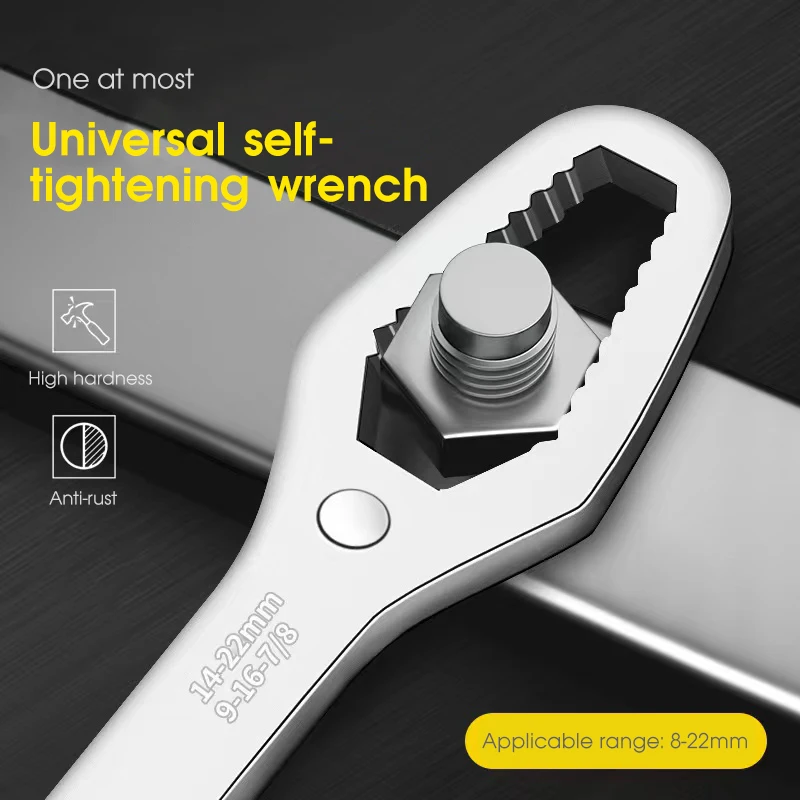 KEITHERN Univerzálny momentový kľúč Professional 8-22 mm Self-sprísnenie Torx Kľúč Multifunkčné Opravy Potrubia Požičovňa ručného Náradia . ' - ' . 1