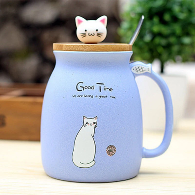 Keramika poháre, pokryté káva, lyžice, krásne mačky, tepelne-odolné poháre, mačiatka, detské poháre, office dary . ' - ' . 5