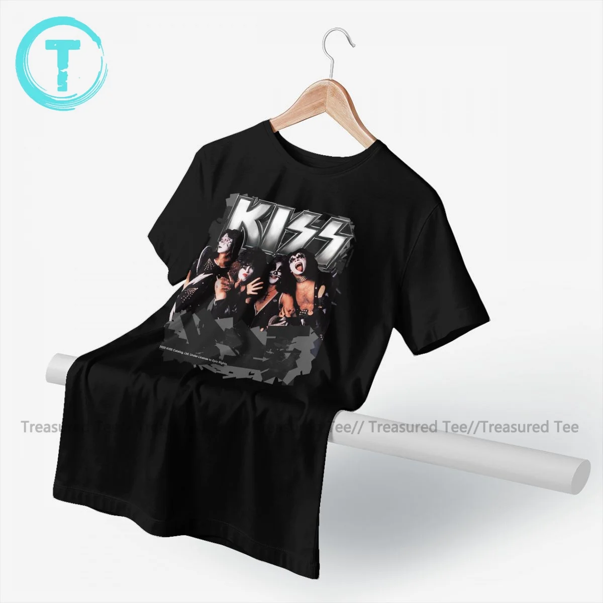 Kiss Kapela T Shirt Muž Roztomilý Bavlna Tlač Tee Tričko Krátky Rukáv Základné T-Shirt Nadrozmerná . ' - ' . 1