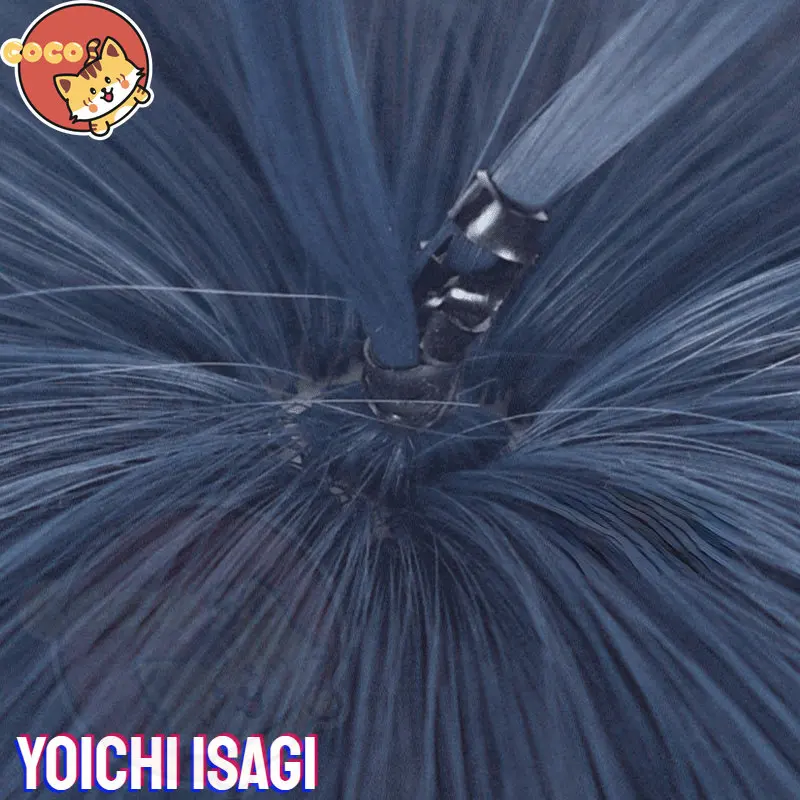 Kokosové Anime Blue Lock Yoichi Isagi Cosplay Parochňu Anime Cos Blue Lock Parochňu Isagi Cosplay Anthocyanin Farba Vlasov . ' - ' . 3