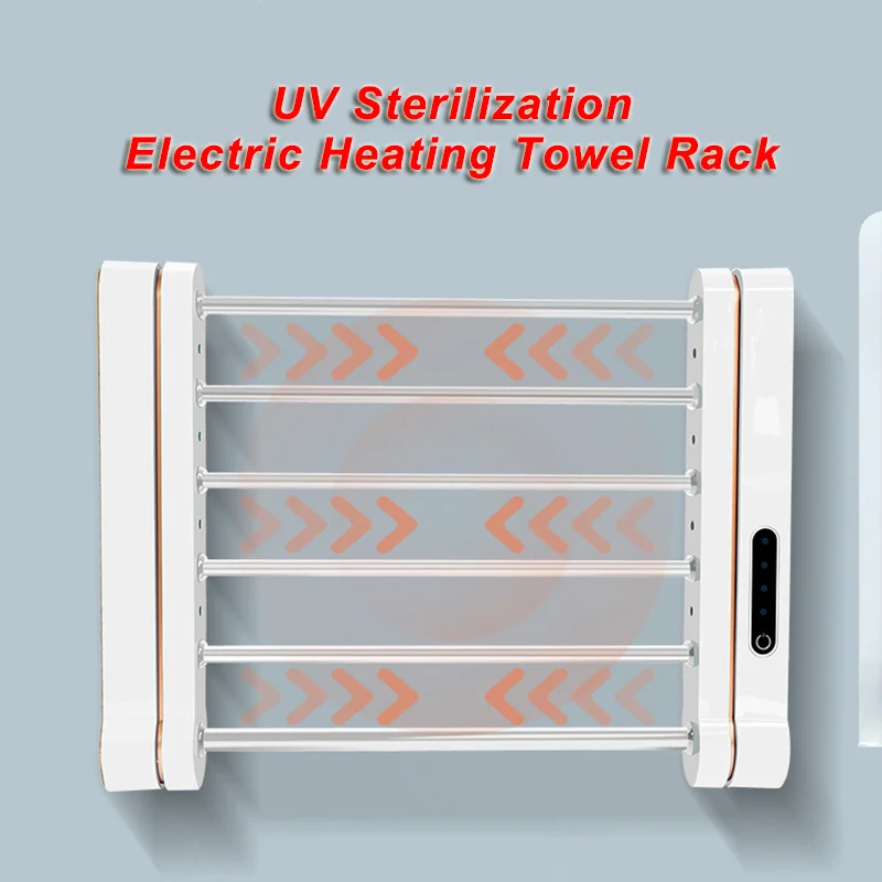 Kúpeľňa Elektrické Uterák Modul Smart sušiak na Radiátor S UV Lampa, Termostatické Automatické Uterák Teplejšie Ohrievač Železničnej 110/220V . ' - ' . 1