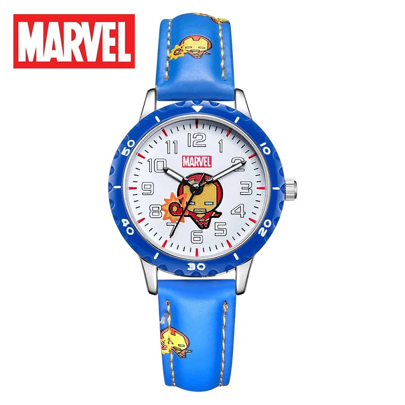 MARVEL Pôvodné Kapitán Amerika Spider Iron Man Cartoon Deti Quartz Bežné náramkové hodinky Svietiace Ručičky Chlapec, Dieťa, Študent Hodiny . ' - ' . 0