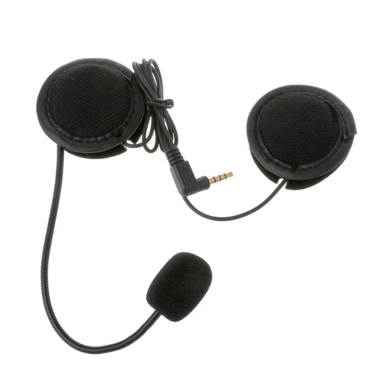 Mikrofón, Reproduktor Mäkké Kábel Headsetu Príslušenstvo pre Motocyklové Prilby palubného telefónu Bluetooth Intercom Pracovať s Akýmkoľvek 3,5 mm konektorom . ' - ' . 1