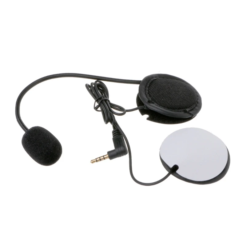 Mikrofón, Reproduktor Mäkké Kábel Headsetu Príslušenstvo pre Motocyklové Prilby palubného telefónu Bluetooth Intercom Pracovať s Akýmkoľvek 3,5 mm konektorom . ' - ' . 2