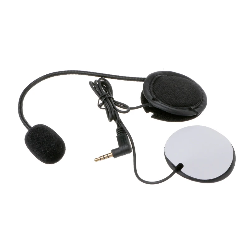 Mikrofón, Reproduktor Mäkké Kábel Headsetu Príslušenstvo pre Motocyklové Prilby palubného telefónu Bluetooth Intercom Pracovať s Akýmkoľvek 3,5 mm konektorom . ' - ' . 5