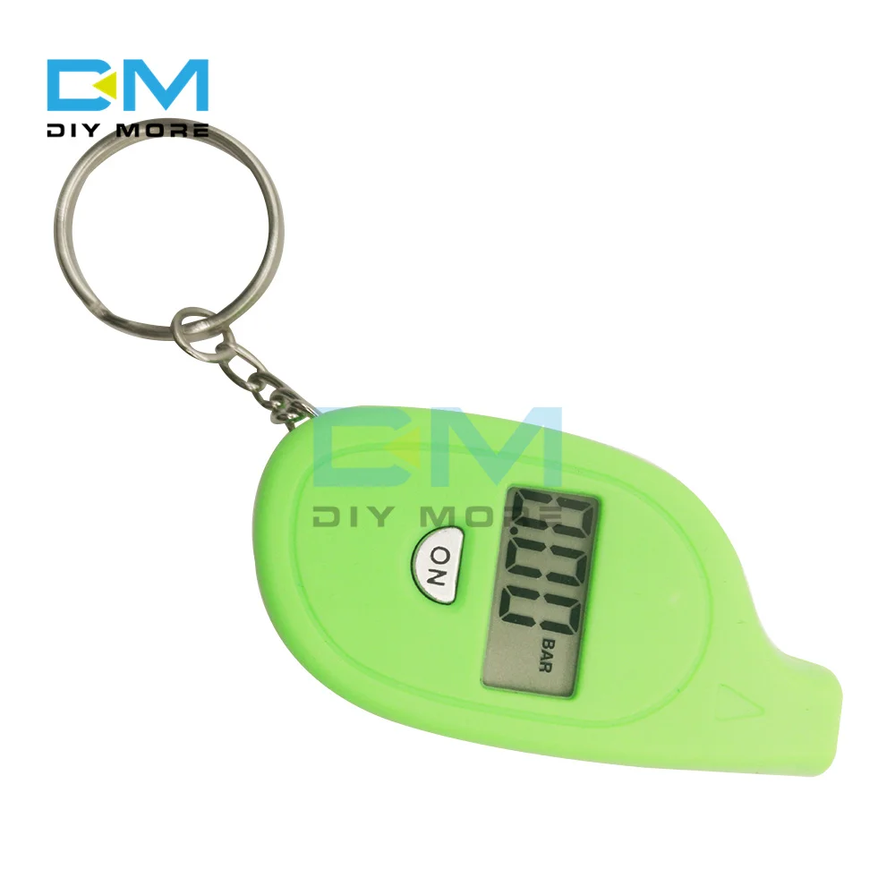Mini Keychain Štýl Pneumatiky Meradlo Digitálne Tlak V Pneumatikách Tlak Monitor Auto Tlak Vzduchu Tester Meter . ' - ' . 4
