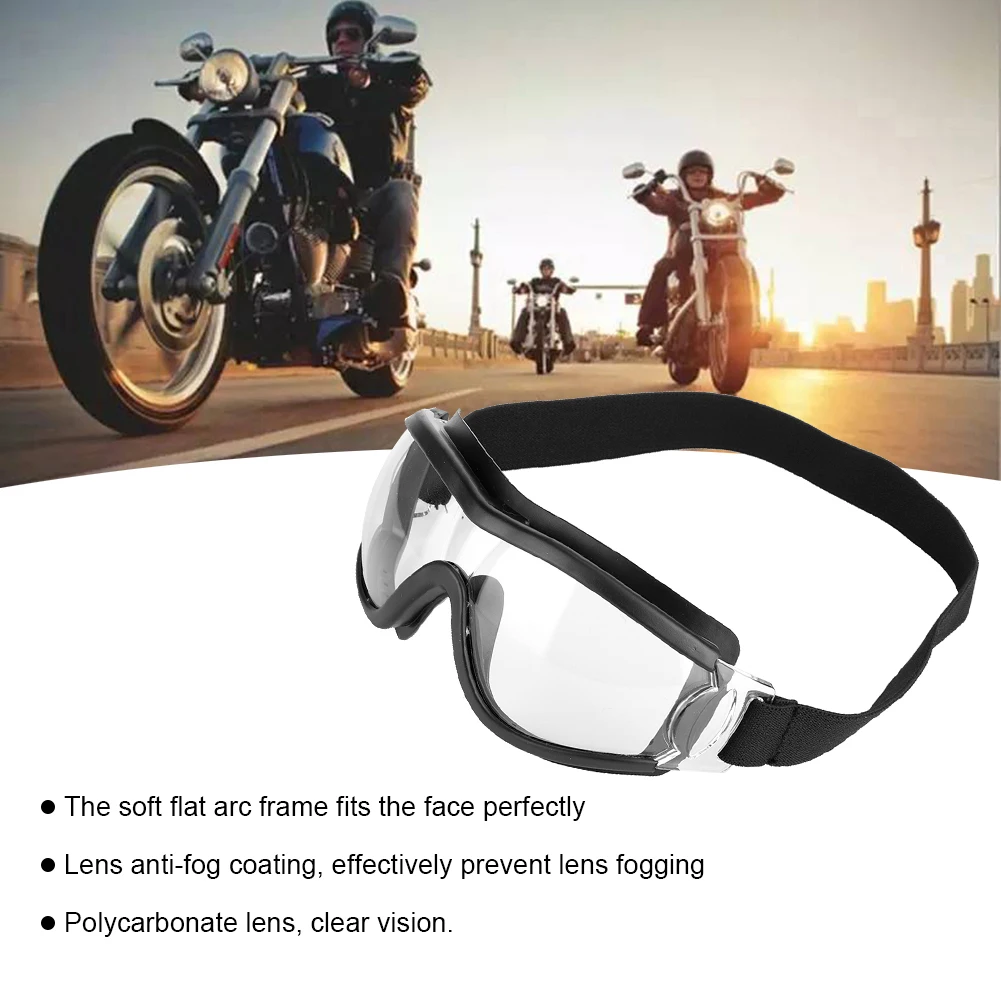 Motocyklové Okuliare Ochrana Očí Prachotesný Vetru Anti-Fog Dôkaz Bezpečnostné Okuliare . ' - ' . 1
