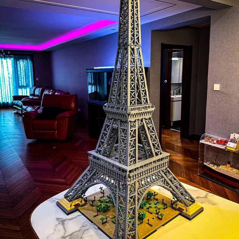 Na Sklade Modulárne Stavby Modelu NOVÉ IKONY Eiffelova Veža 10001PCS Stavebné kamene, Tehly Hračky Deti Darčeková Sada Kompatibilných s 10307 . ' - ' . 2
