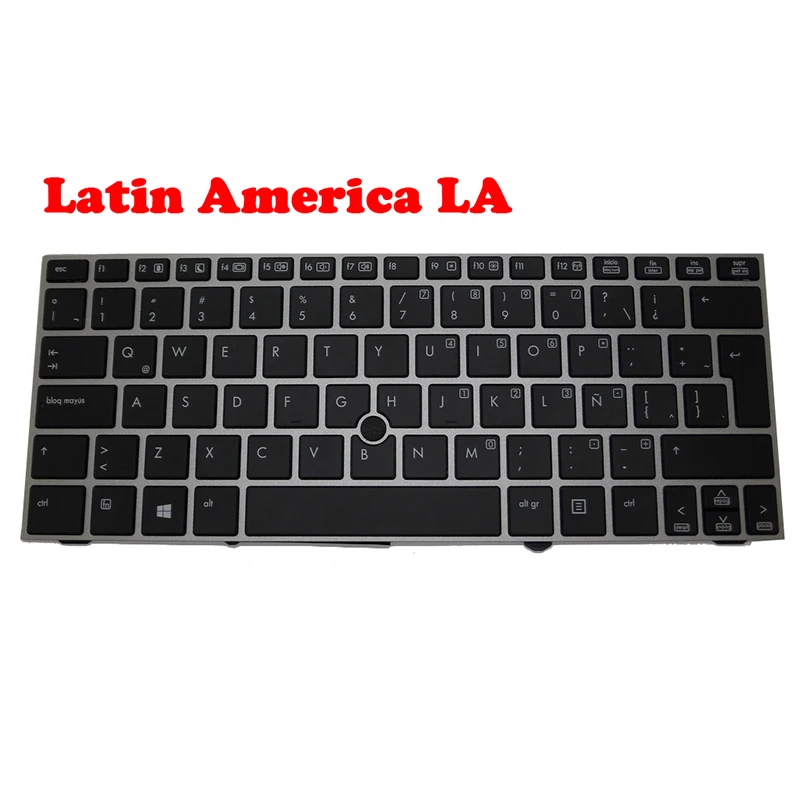 Notebook Klávesnica Pre HP EliteBook 2170p 705613-001 705613-201 705613-DB1 705613-DD1 705613-AD1 Brazília/Kanada/Cgi/KR/USA . ' - ' . 3
