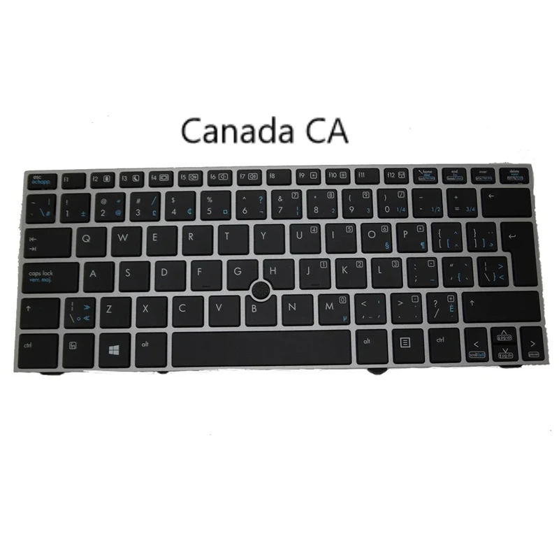 Notebook Klávesnica Pre HP EliteBook 2170p 705613-001 705613-201 705613-DB1 705613-DD1 705613-AD1 Brazília/Kanada/Cgi/KR/USA . ' - ' . 4