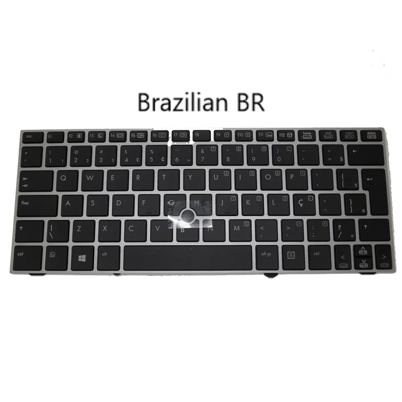 Notebook Klávesnica Pre HP EliteBook 2170p 705613-001 705613-201 705613-DB1 705613-DD1 705613-AD1 Brazília/Kanada/Cgi/KR/USA . ' - ' . 5