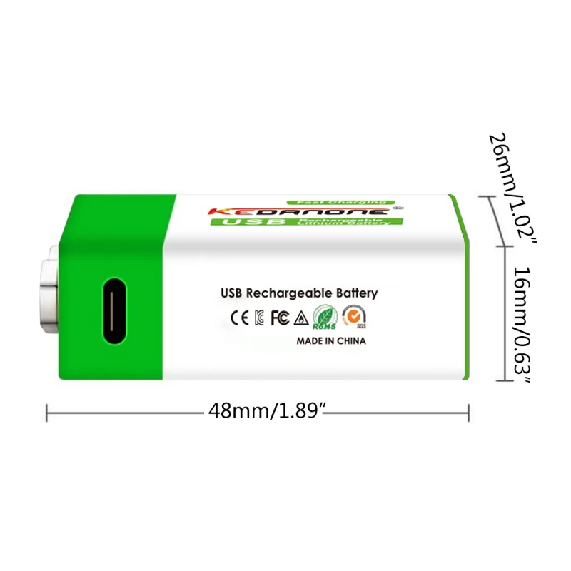 NOVÉ 9V 12800mAh li-ion Nabíjateľnú batériu, Micro USB Batérie 9 v lítium pre Multimeter Mikrofón Hračka na Diaľkové Ovládanie KTV použitie . ' - ' . 3