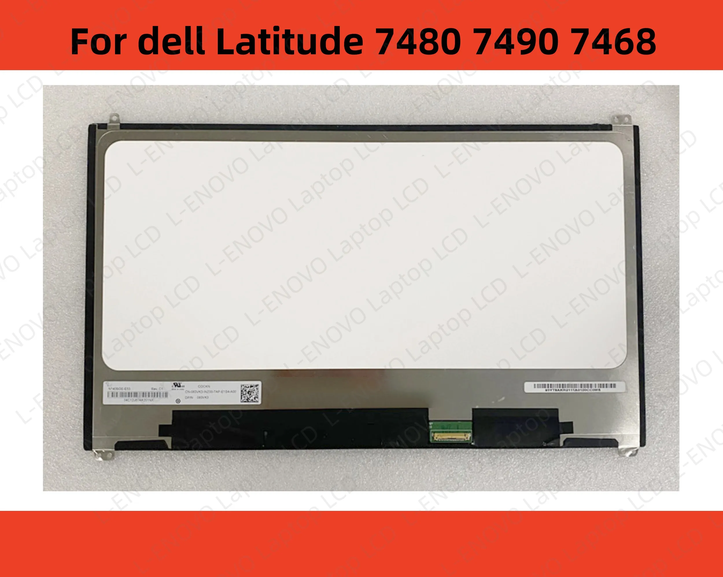 nové NT140WHM-N42 NV140FHM-N47 Notebook LCD displeja 1920*1080 EDP 30pins pre dell Latitude 7480 7490 7468 Testované Triedy A+++ . ' - ' . 0