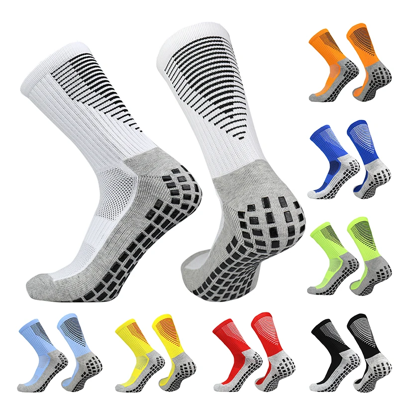 Nové Vonkajšie Športové Priedušná Pot-absorpciu Futbal Ponožky Profesionálnej Súťaži Školenia Non slip Silicone Futbal Ponožky . ' - ' . 0
