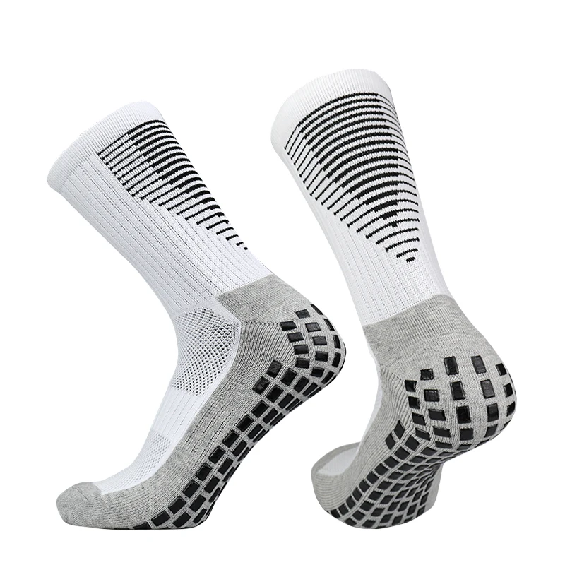 Nové Vonkajšie Športové Priedušná Pot-absorpciu Futbal Ponožky Profesionálnej Súťaži Školenia Non slip Silicone Futbal Ponožky . ' - ' . 3