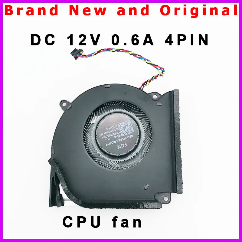 Nový Notebook Ventilátor CPU Chladič Pre ASUS FQLN DC 12V 0.6 A DFSCL42P16593Q 13NR0C50P02011 6033B0123901 . ' - ' . 0