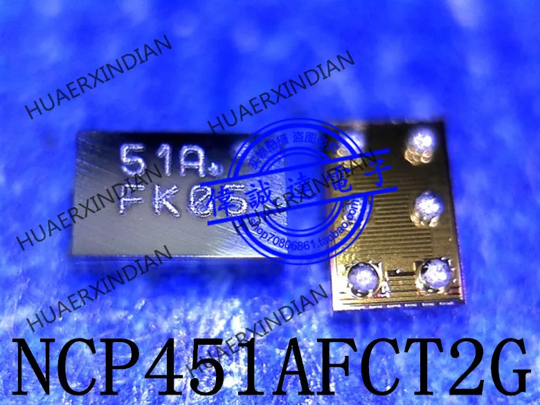 Nový, Originálny NCP451AFCT2G NCP451A Tlač 51A BGA . ' - ' . 0