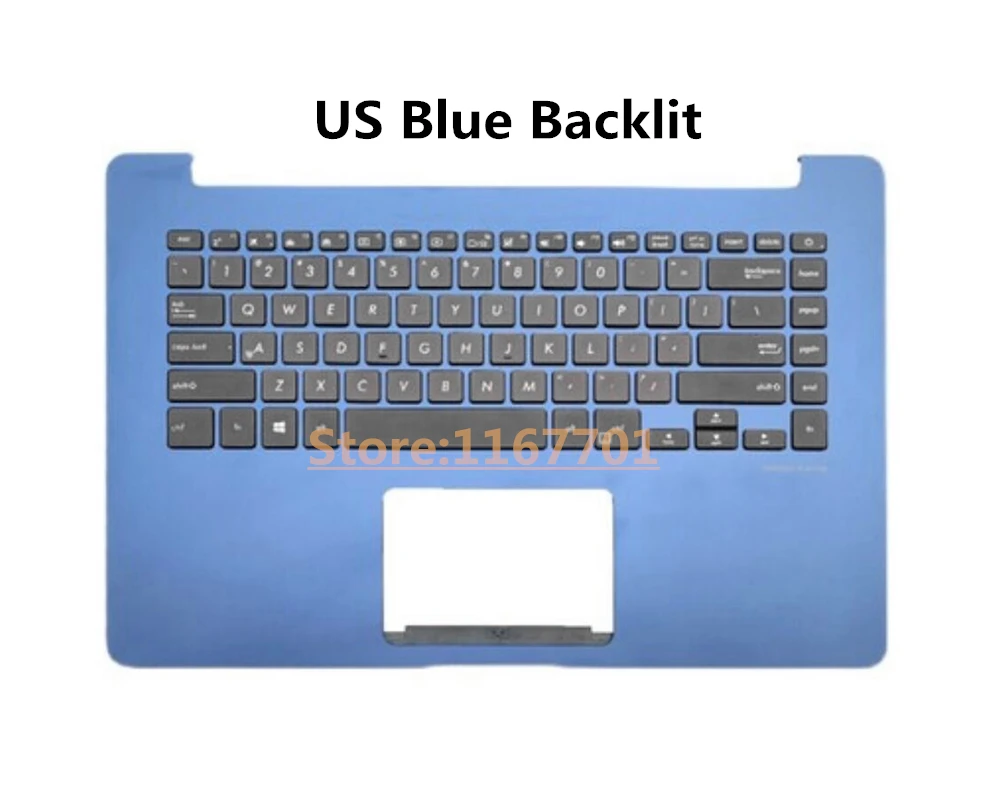 Nový, Originálny Notebook US/EU/CZ/RU/UA/GR/AR podsvietenie Klávesnice Shell/Obal/puzdro pre Asus ZenBook UX530 UX530UX UX530UQ U5100 U5100U . ' - ' . 1