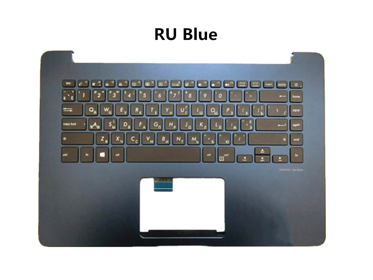 Nový, Originálny Notebook US/EU/CZ/RU/UA/GR/AR podsvietenie Klávesnice Shell/Obal/puzdro pre Asus ZenBook UX530 UX530UX UX530UQ U5100 U5100U . ' - ' . 3