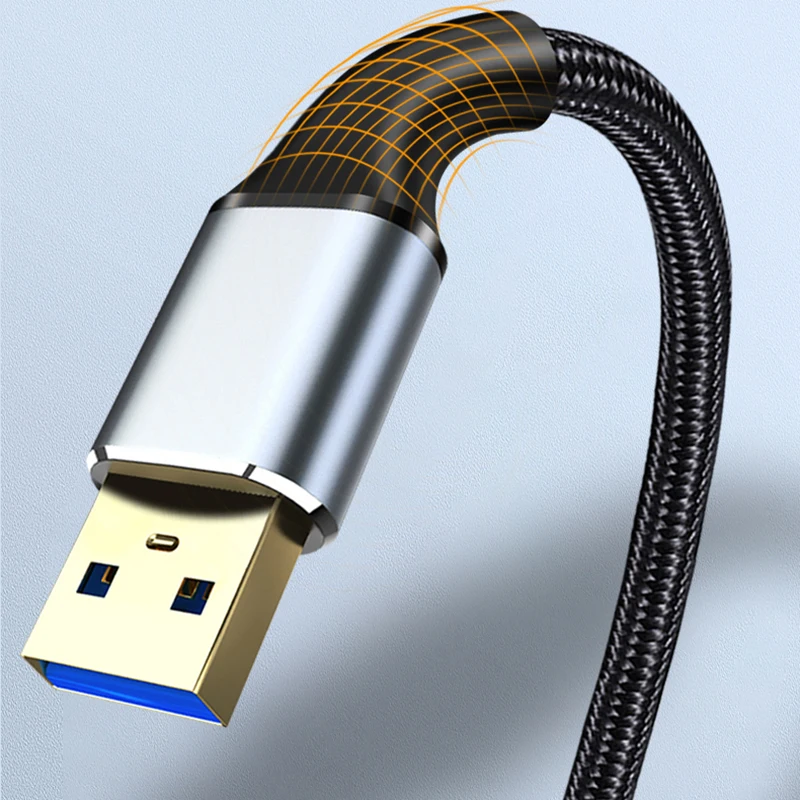 Nový USB 3,0 Predlžovací Kábel USB Type A Male na Male USB Extender pre Chladič Pevného Disku Webcom Fotoaparát, USB Kábel Extens 1/3/5M . ' - ' . 5