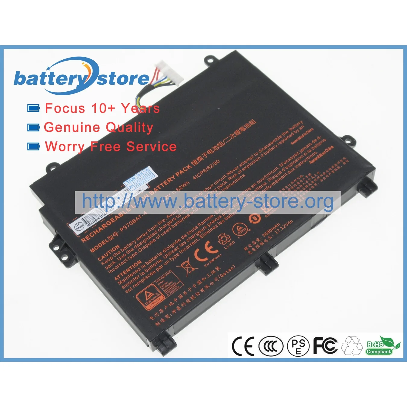 Originálny Pôvodný Notebook Batérie pre P960EN-K,Erazer X17801,NP8954(P955ER),NP8971(P970ED),NP8967(P960RF),NP8973(P970EN),15.2 V . ' - ' . 1