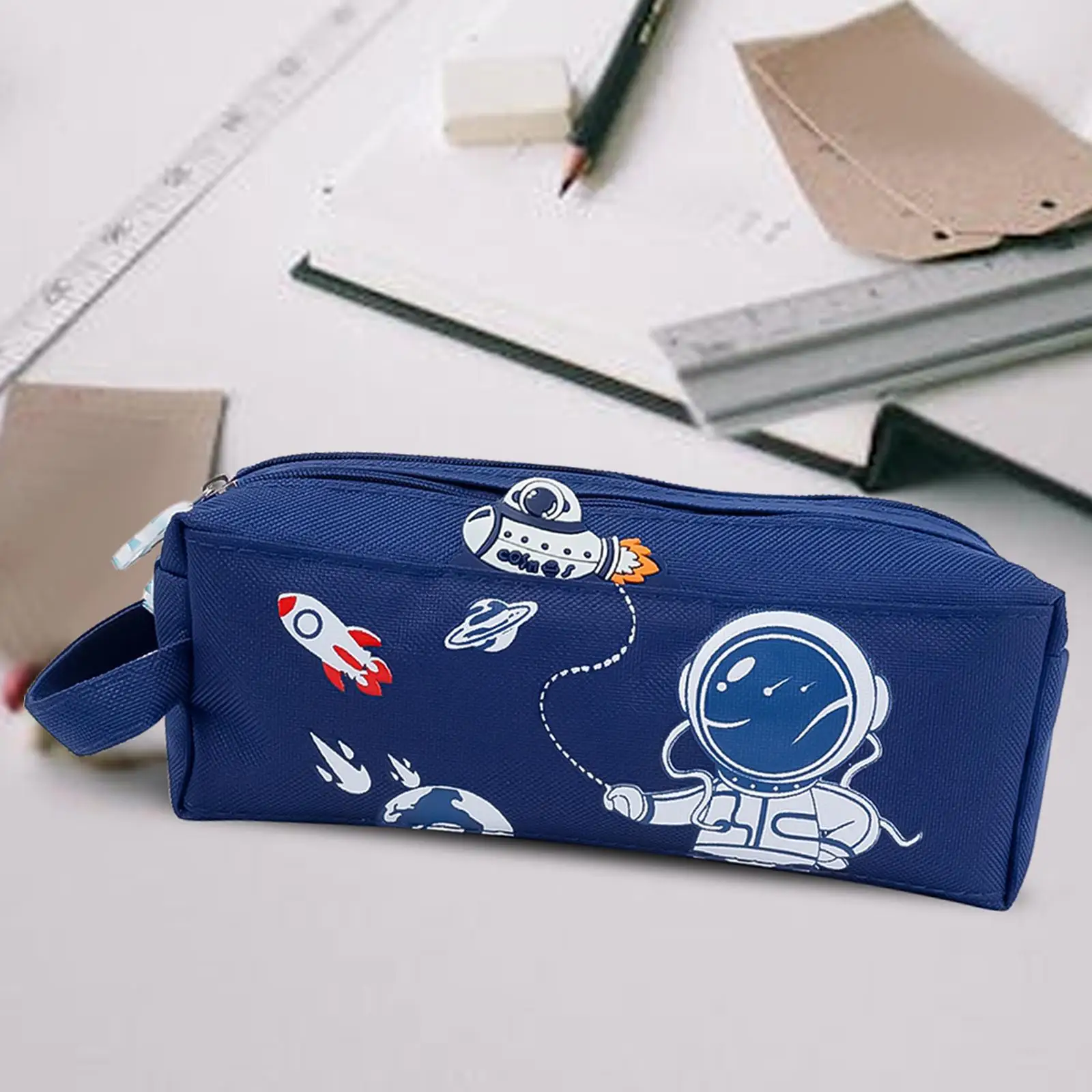 Oxford Handričkou Astronaut peračník Skladovanie Taška so Zipsom Tool Bag Comestic Skladovanie Držiak pre Organizácie Úrad Cestovanie . ' - ' . 2