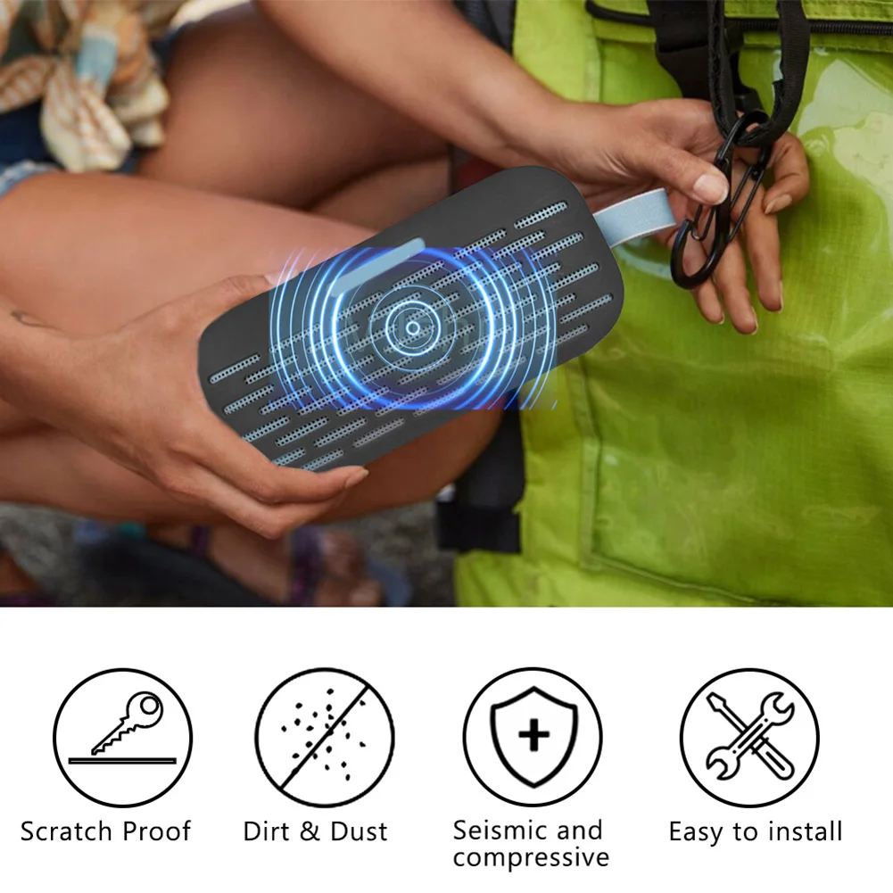Praktické Bluetooth-Kompatibilné Audio Reproduktorov Prípade Shockproof Shell pre Bose SoundLink Flex Anti-Jeseň Chránič Príslušenstvo . ' - ' . 4