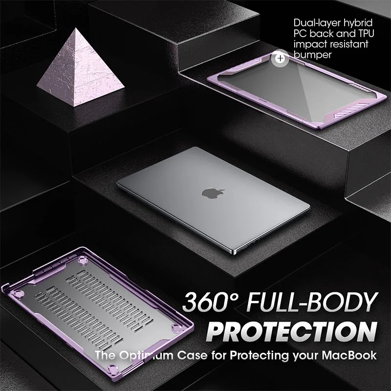 Pre MacBook Pro 16 Prípade (2023/2021) A2780 M2 Pro /M2 Max /A2485 M1 Pro /M1 Max UB Dvojitá Vrstva Hard Shell Ochranný Kryt . ' - ' . 4