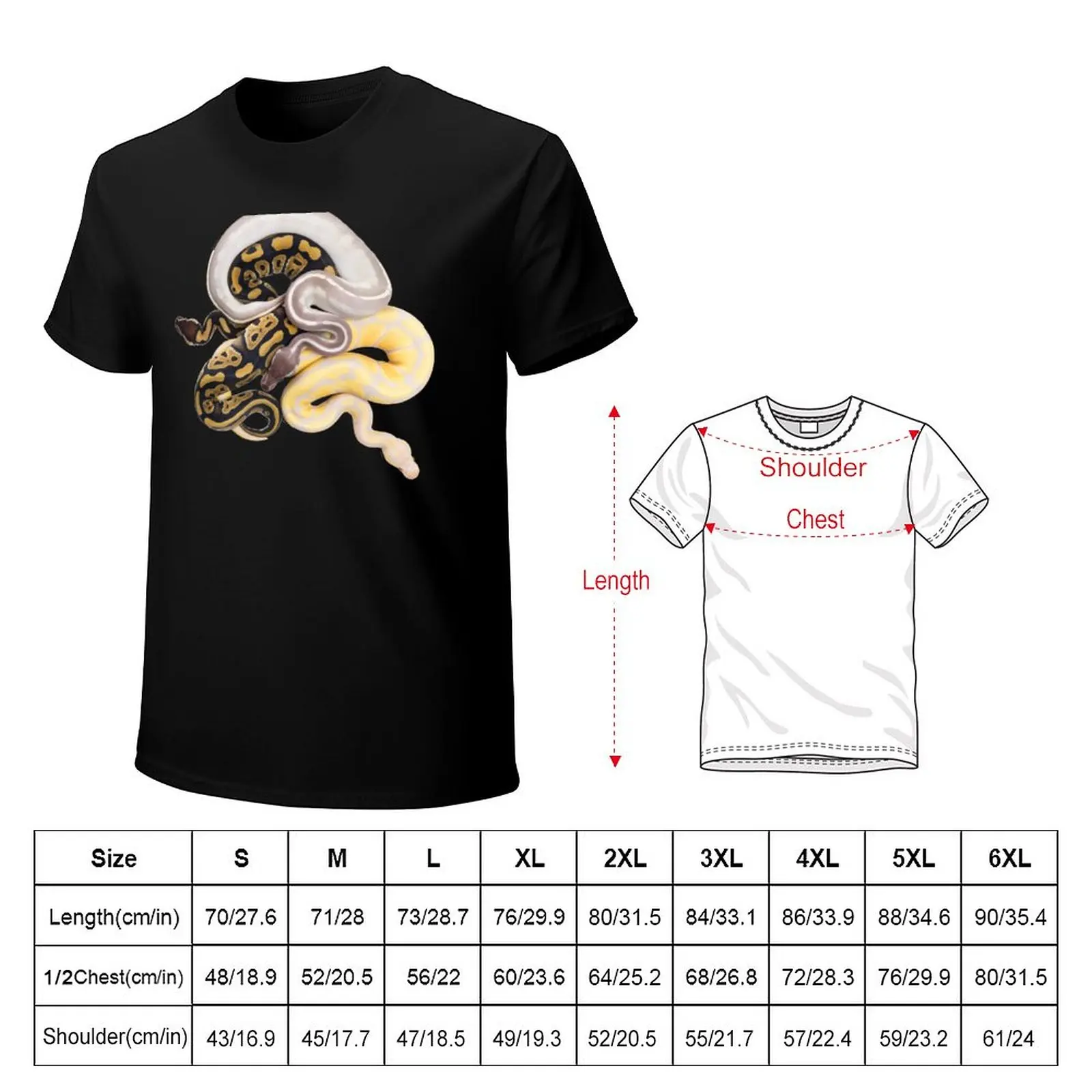 Python regius - Lopta Python T-Shirt Anime t-shirt vintage oblečenie mužov dlhý rukáv t košele . ' - ' . 1