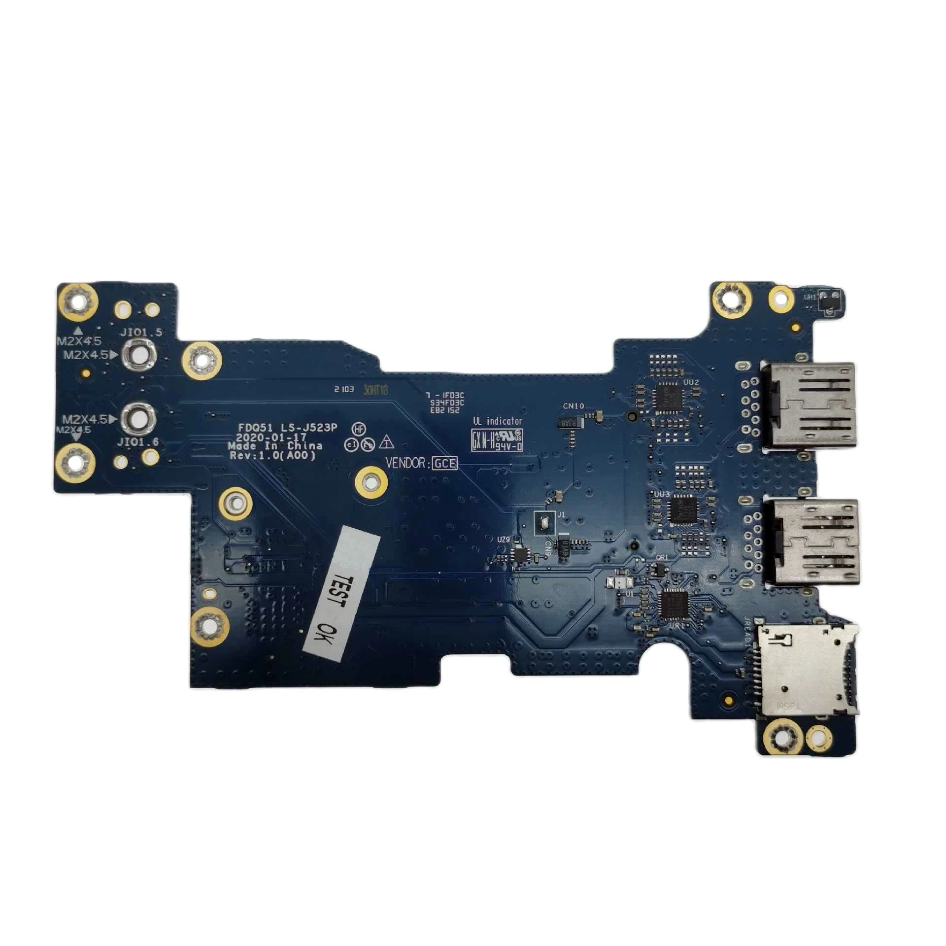 Pôvodný Pre Dell Alienware M15 R3 USB, Sieť, WiFi SSD3 Rada FDQ51 LS-J523P 8G4J2 . ' - ' . 1