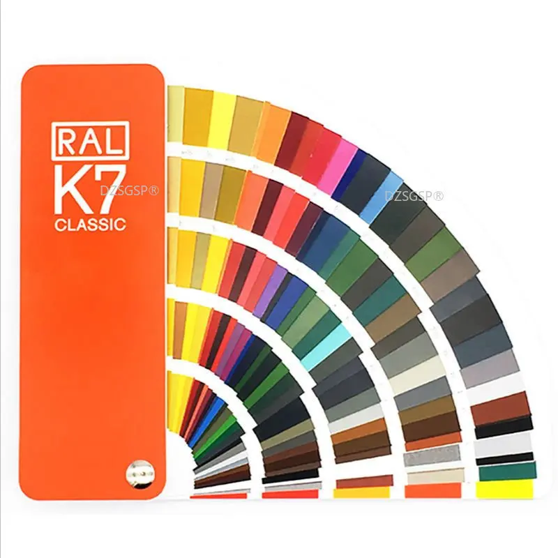 RAL Medzinárodný Štandard Všeobecné Farby Tlače Povlak Európskej Normy Farba Karta Ver 2021 Lauer Farba Karta K7 nemecký . ' - ' . 0