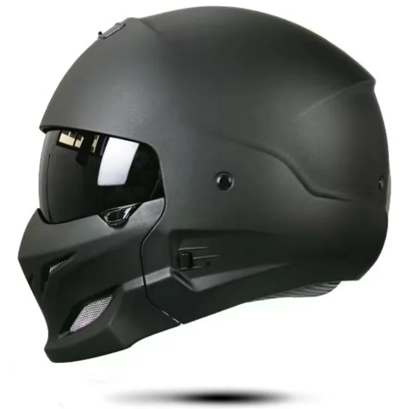 Samuraj Black Helmu Scorpion Motocyklové Prilby Capacete Osobnosti Zmes Plnú Tvár Prilba Lokomotíva Pol Prilba . ' - ' . 0