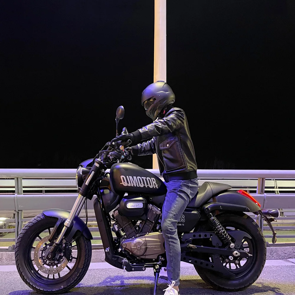 Samuraj Black Helmu Scorpion Motocyklové Prilby Capacete Osobnosti Zmes Plnú Tvár Prilba Lokomotíva Pol Prilba . ' - ' . 4