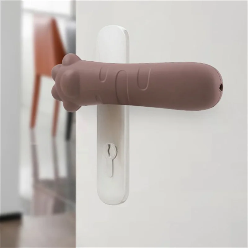 Silikónové Doorknob Rukavice Proti kolízii Anti-statické Pribrala Cartoon Rukoväť Rukavice Home Safety Doorknob Rukavice . ' - ' . 3