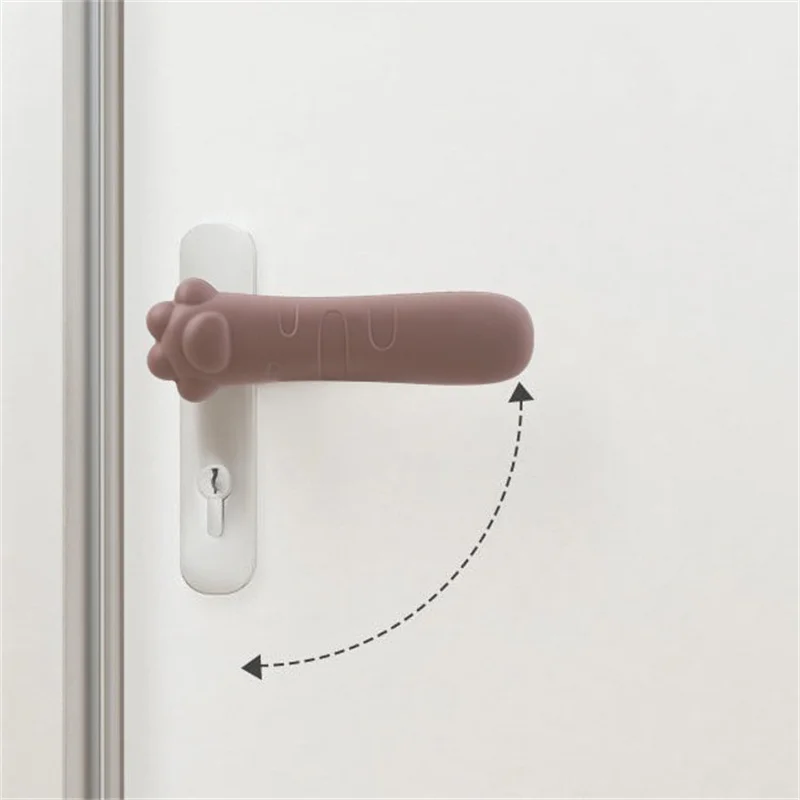 Silikónové Doorknob Rukavice Proti kolízii Anti-statické Pribrala Cartoon Rukoväť Rukavice Home Safety Doorknob Rukavice . ' - ' . 4