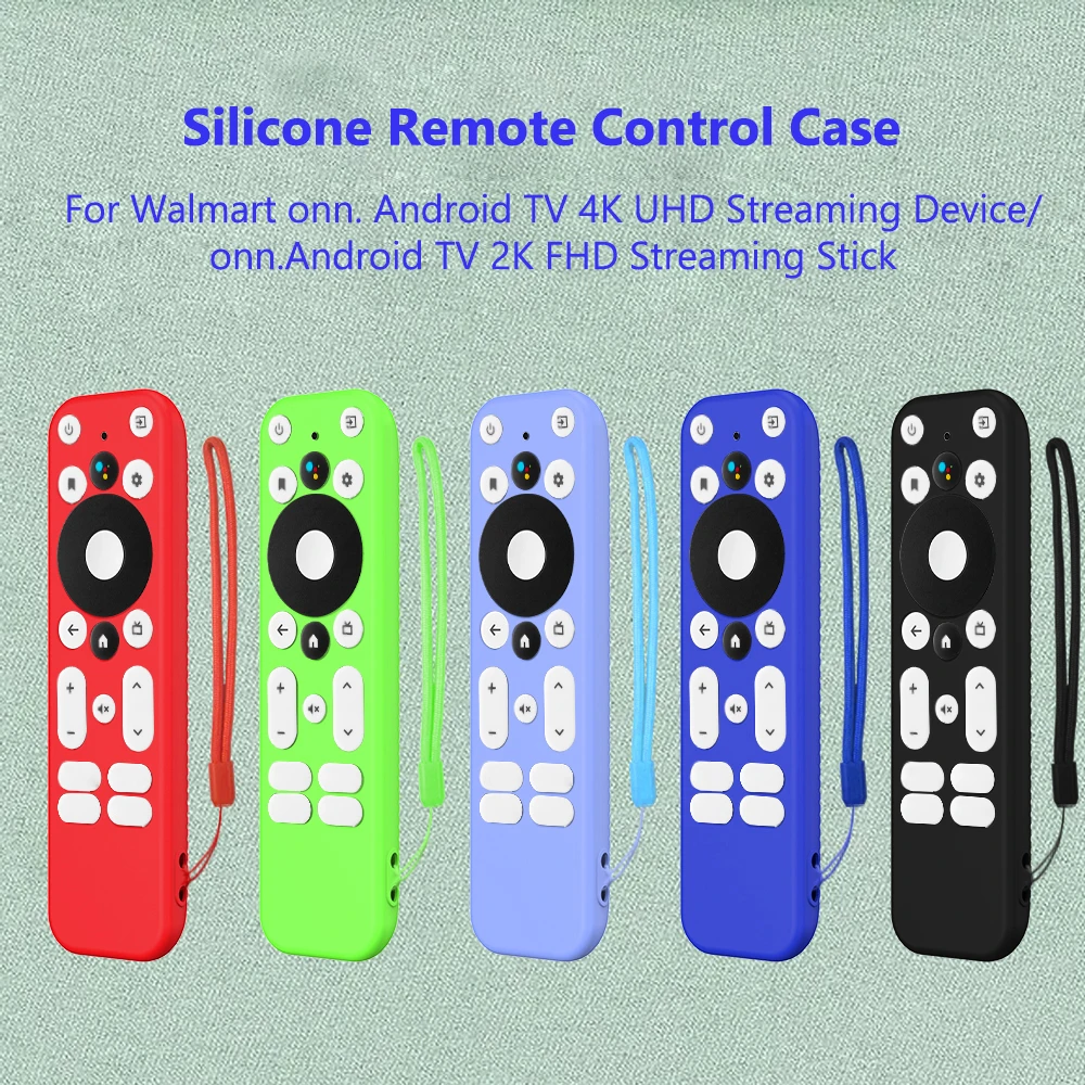 Silikónové puzdro pre Wal Onn. Android TV 4K UHD Streaming Zariadenie / 2K FHD Streaming Stick Diaľkové Ovládanie Ochranný Kryt Plášťa . ' - ' . 0