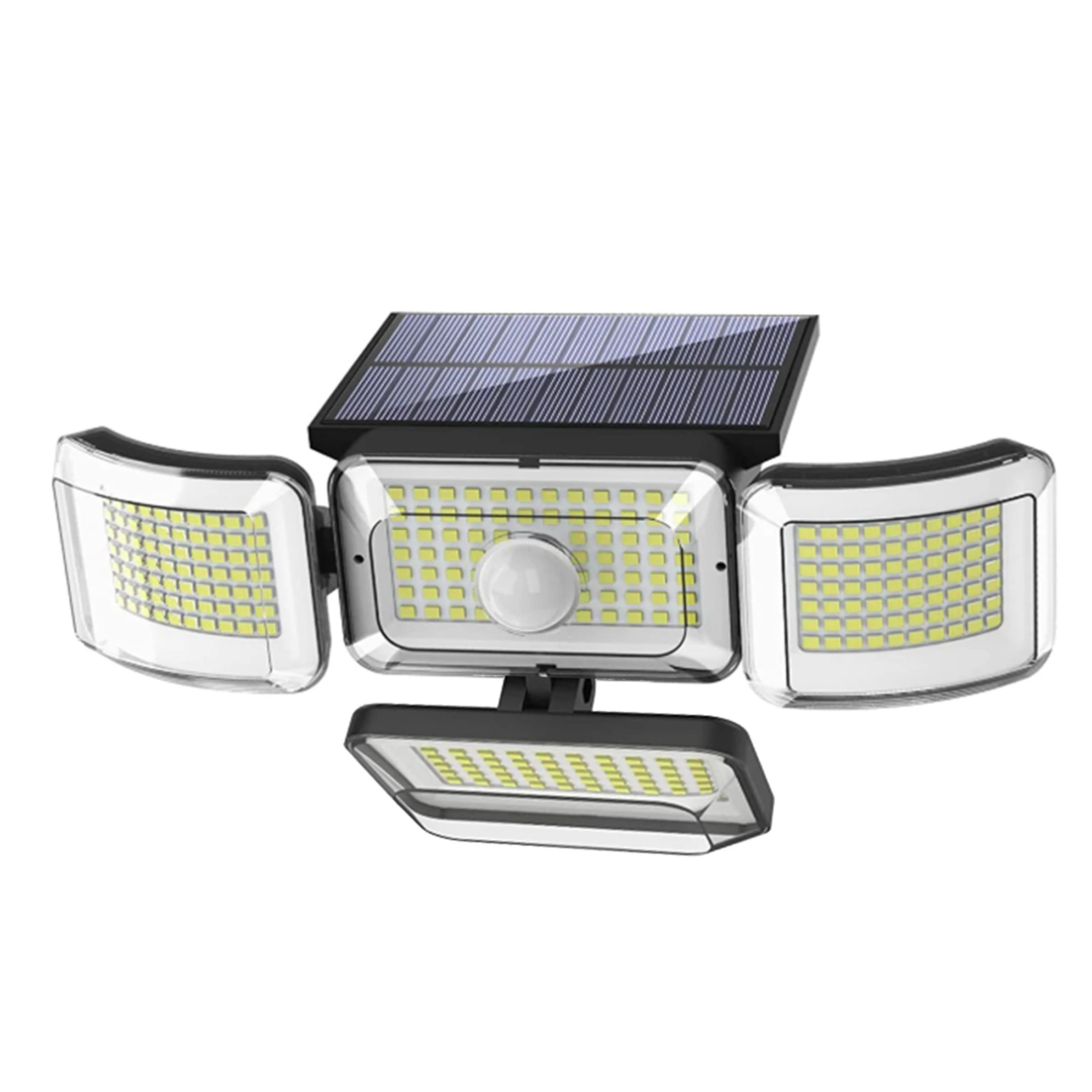 Slnečné Svetlo Vonkajšie 288 LED Solárne Nástenné Svietidlo s Nastaviteľnou Hlavy Bezpečnostné LED Flood Light IP65 Vodeodolný s 3 Pracovné Režimy . ' - ' . 1