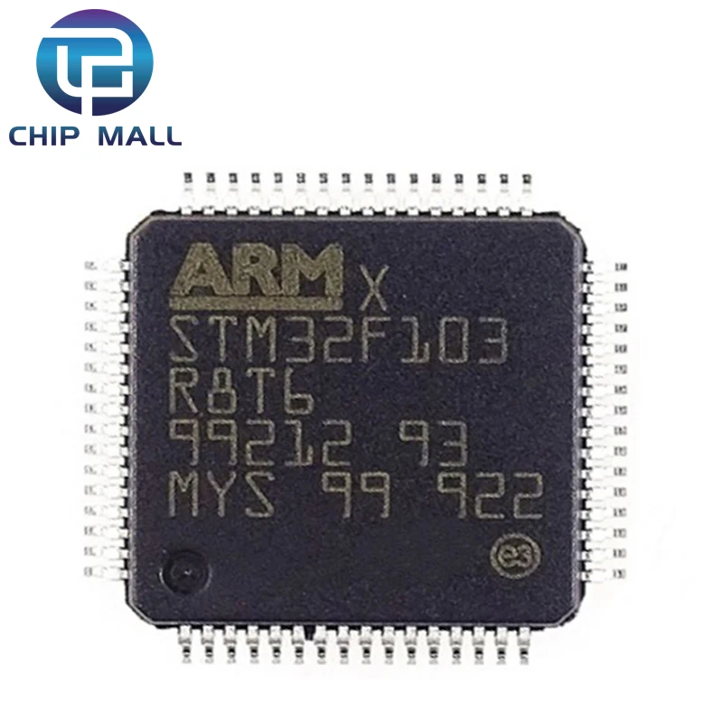 STM32F103RBT6 LQFP-64 ARM Cortex-M3 32-bitový Mikroprocesor MCU Čipu IC Nový, Originálny Mieste . ' - ' . 0